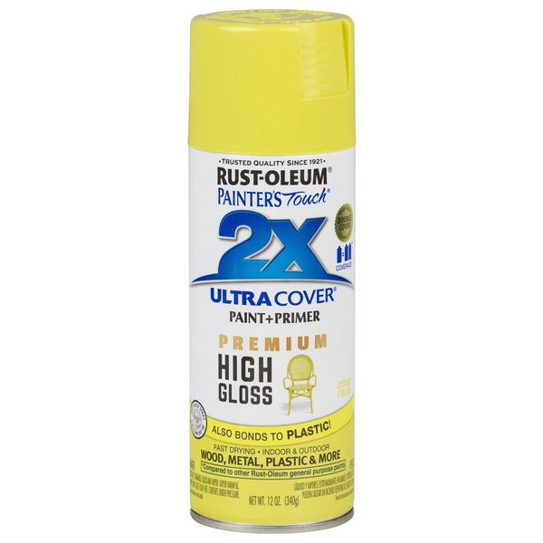 Rust-Oleum Spray Paint, Citrus Fields, High Gloss, 12 Oz 331173